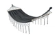 Підвісний гамак з бахромою 280x100 см Focus Garden HAWAII 005797 Dark Grey - зображення 2