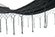 Підвісний гамак з бахромою 280x100 см Focus Garden HAWAII 005797 Dark Grey - зображення 3