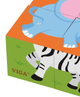 Drewniane puzzle - kostki Viga Zoo 50836 (6934510508364) - obraz 2