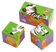 Drewniane puzzle - kostki Viga Zoo 50836 (6934510508364) - obraz 3
