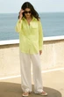 Желтая рубашка из батиста XXL-3XL - зображення 5