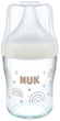 Пляшечка для годування Nuk Perfect Match Stars Glass прозора 120 мл (4008600434320) - зображення 1