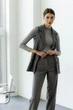 Серый жилет с поясом L-XL - изображение 5