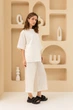 Летний костюм футболка кюлоты XXL-3XL. Белый - изображение 6