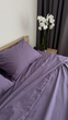Постельное белье Ancord Home, простынь на резинке 160х200х25 см, вареный хлопок, цвет лаванда - изображение 13