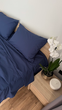 Постельное белье Ancord Home, набор наволочек (2шт) 50х70 см, вареный хлопок, цвет темно-синий - изображение 14