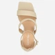 Женские босоножки кожаные Calvin Klein 114146878 39.5 Бежевые (1159834915) - изображение 5
