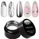 Гель-фарба металева для дизайну нігтів Metalic Silver 8ml Срібло - изображение 1