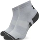 Шкарпетки Under Armour PERFORMANCE TECH 3PK QTR біло-сіро-чорні (3 пари) M 1379510-011 - зображення 3