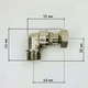 Угольник с накидной гайкой 1/2" НР BS KVANT - изображение 4