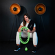 Hula-hop HMS PLUS SIZE z wypustkami i obciążnikiem zielony HHW12 (5907695553345) - obraz 14