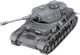 Металлический 3D конструктор Fascinations Metal Earth Танк Panzer IV (PS2001) - изображение 1