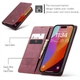 Чохол-книжка CaseMe з нубуку для iPhone 11 Pro Бордовий - зображення 3