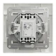 1-клавишный выключатель Schneider Electric Asfora с подсветкой самозажимной Белый с рамкой (EPH1400121) - изображение 3