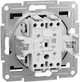 Вимикач 2-клавішний Schneider Electric Asfora самозажимний антрацит EPH0300171 - изображение 2