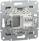 Розетка комп'ютерна RJ45 UTP кат. 5Е Schneider Electric Asfora Сталь EPH4300162 - изображение 3