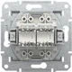 Розетка компьютерная RJ-45 двойная, Серебристая , EPH4400161 Asfora Schneider - изображение 5