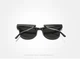 Женские складные солнцезащитные очки WIMN N1115 Black Gray - изображение 4