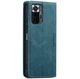 Чехол-книжка CaseMe из нубука для Xiaomi Redmi Note 10 Pro Бирюзовый - изображение 2