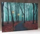 Светящаяся картина - тропа в парке с уличными фонарями, 3 LED лампочки, 30*40*1,8 см (940089) - изображение 5