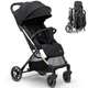 Wózek spacerowy Nukido Paseo Czarny 716001 (5903890622381) - obraz 3