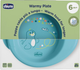 Термостойка тарелка Chicco Warmy Plate 6м+ Голубая (16000.25) - изображение 8