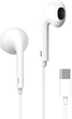 Słuchawki Fiesta In-Ear Earphones USB-C White (FISEMW10) - obraz 2