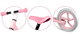 Rowerek biegowy Nukido Light Flee 760404 (5903890623050) - obraz 6