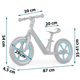 Rowerek biegowy Nukido Light Flee 760420 (5903890623074) - obraz 8