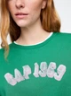 Свитшот на флисе женский Gap 214364579 XL Зеленый (1159835080) - изображение 4
