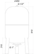 Гидроаккумулятор Zilmet ultra-pro вертикальный 100 л 10 Бар (1100010004\000001445) - изображение 4