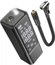 Автокомпресор Hoco ZP7 Maddy portable smart air pump (5000 mAh) Black (6942007614511) - зображення 3