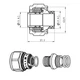 Соединение коллектора евроконус ITAL IT15-H1620A, 16х2.0x3/4", никель - изображение 3