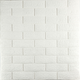3D панель самоклеящийся кирпич Белый 700х770х3мм Sticker Wall - изображение 2