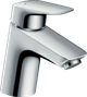 Змішувач hansgrohe Logis для раковини зі зливним гарнітуром, хром 71070000 - зображення 1