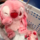 Плюшевая игрушка Stitch Pink 28 см (YW1378371) - изображение 6