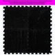 Плюшева підлога пазл-модульне підлогове покриття Sticker Wall 300х300х10мм чорна (2078) - зображення 6