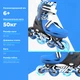 Роликовые коньки Neon Inline размер 30-33 синие (NI02B4) - изображение 4