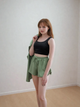Шорти льоновмісні на резинці Мія Wear me L Зелений (хакі) (19_25_WM001_11138) - изображение 2