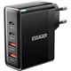 Сетевое зарядное устройство Essager 100W GAN (2xType-C + 2xUSB-A) Black - изображение 2