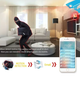 Беспроводная IP-камера 2.4G PTZ WIFI 2K IP Camera, Wi-Fi V360 с удаленным доступом + блок питания Black - изображение 5