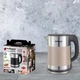 Электрочайник 2,5 л металлический Hoffmans Electronics HM-2545 Электрический чайник для дома 2000W Бежевый - изображение 3