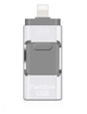 Флешка для Apple iPhone с разъемом USB 3.0 Micro USB Lightning 32 GB HighSpeed Silver - изображение 2