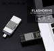 Флешка для Apple iPhone с разъемом USB 3.0 Micro USB Lightning 128 GB HighSpeed Silver - изображение 3