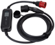 Przenośna ładowarka samochodowa Platinet EV/PHEV AC Type 2 32A 22kW CEE 5m LCD WIFI Tuya Black (EV_PPCW5M22) - obraz 2