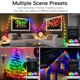 Розумна гірлянда 10 м Bluetooth 100 LED RGB Світлодіодна гірлянда з керуванням із телефона - зображення 4