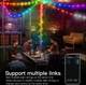 Розумна гірлянда 10 м Bluetooth 100 LED RGB Світлодіодна гірлянда з керуванням із телефона - зображення 5
