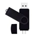 Флешка Jaster Plain 4Gb OTG Micro USB Flash Drive (перехідник Type-C USB в подарунок) Black - изображение 5