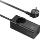 Мережевий подовжувач Hoco NS9 Wisdom 1-position (PD67W/3C1A) desktop socket (EU/GER) Black (6942007638494) - зображення 4