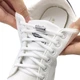 Еластичні шнурівки для взуття з фіксатором 2 штуки 100 см Elastic Lazy Shoelaces White - зображення 5